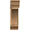 Ekena Millwork Thorton Traditional Rough Sawn Bracket w/ Offset Brace, Western Red Cedar, 8"W x 28"D x 28"H BKT0806X28X28THR01RWR - alternate 4